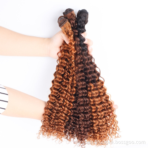10a Grade Unprocessed Brazilian Virgin Human Hair 40 Inch 1B 4/27 Color Double Draw Straight Bundle
